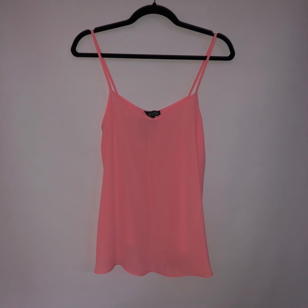 Topshop Pink Spaghetti Strap Camisole
